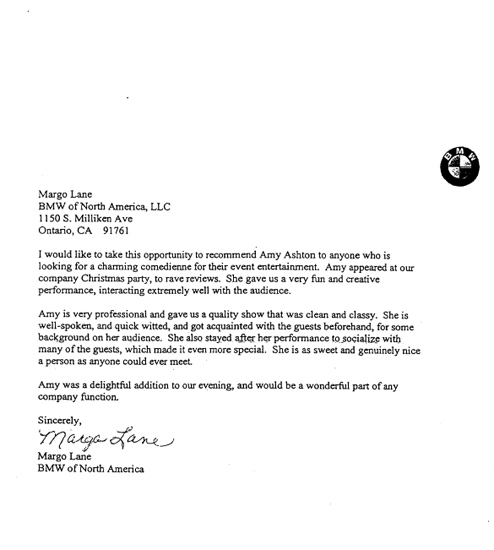 BMW Letter